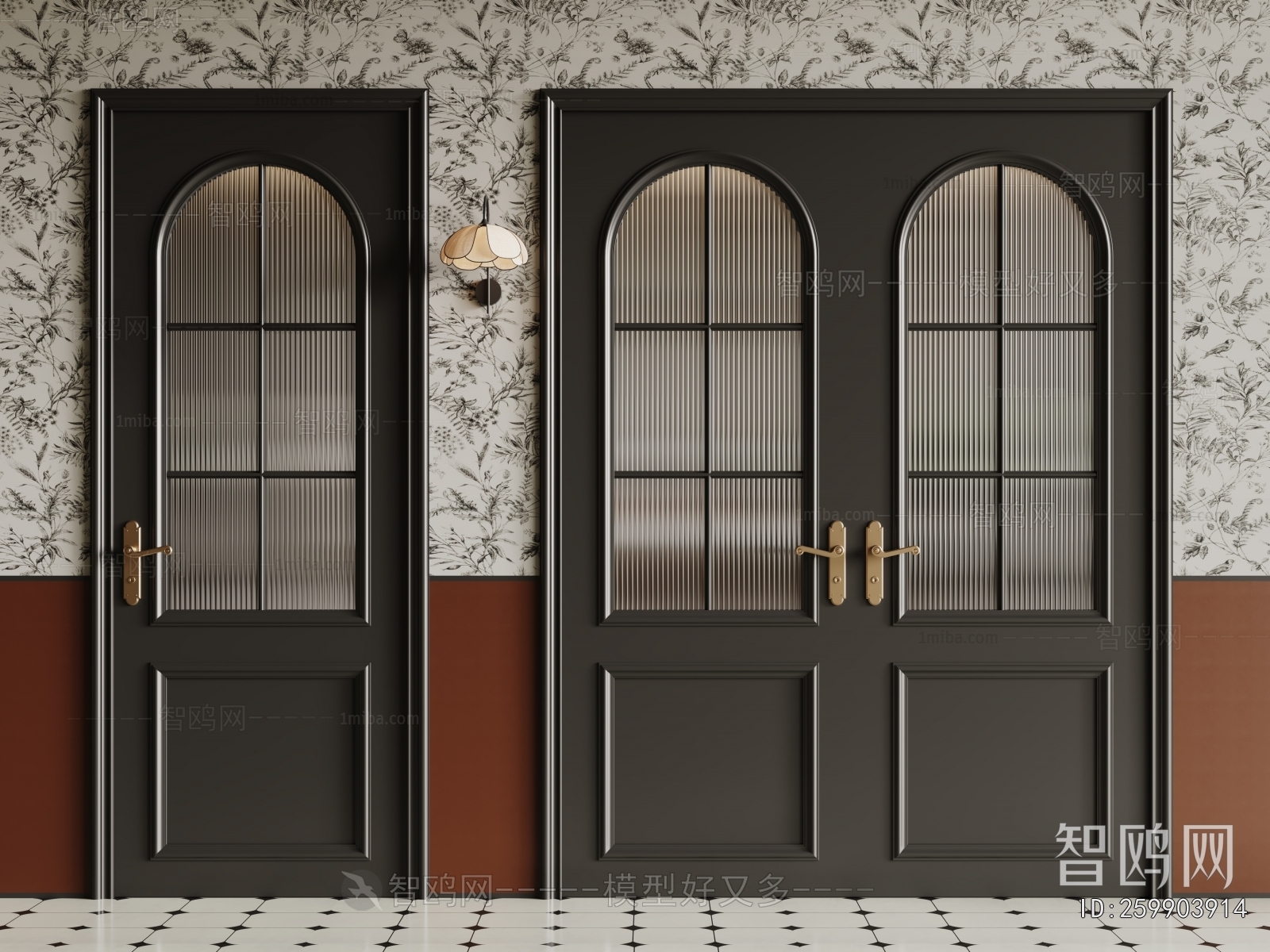 French Style Double Door