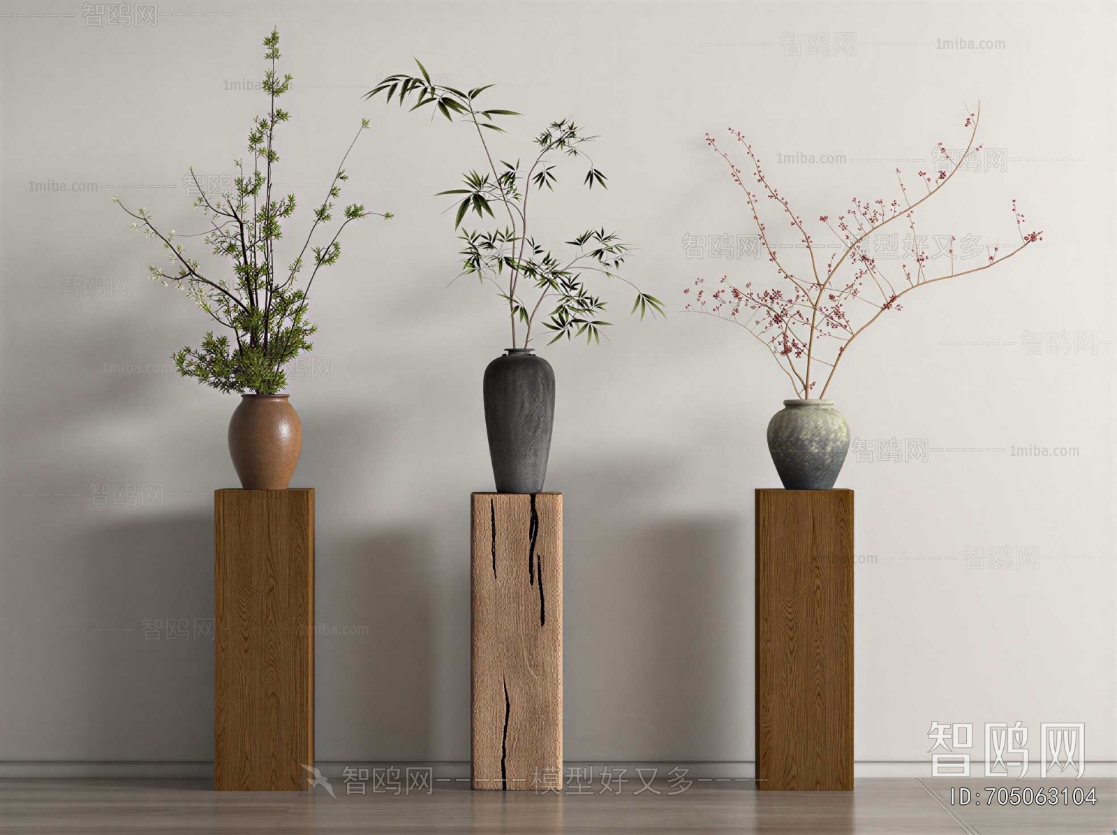 Wabi-sabi Style Dried Branch