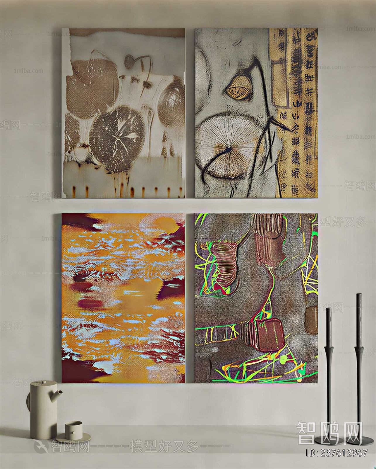 Wabi-sabi Style Painting