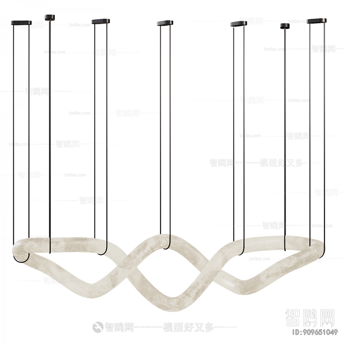 Modern Long Chandelier