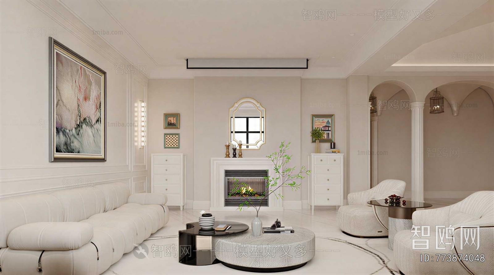 French Style A Living Room