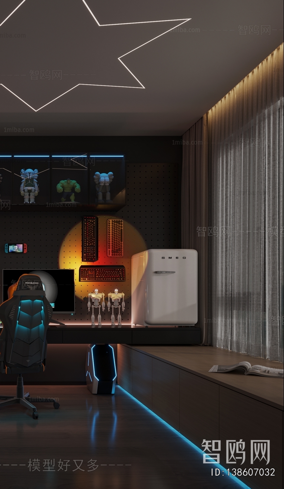 Modern E-sports Room