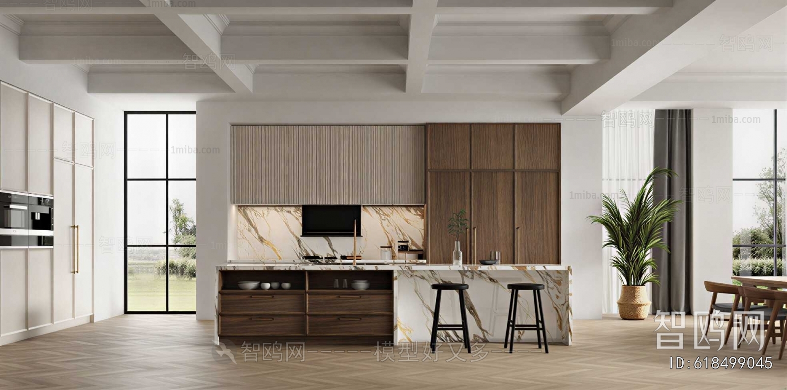 Modern Open Kitchen