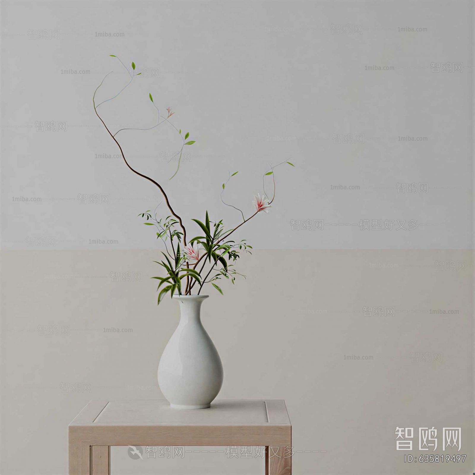 Wabi-sabi Style Flower Arrangement