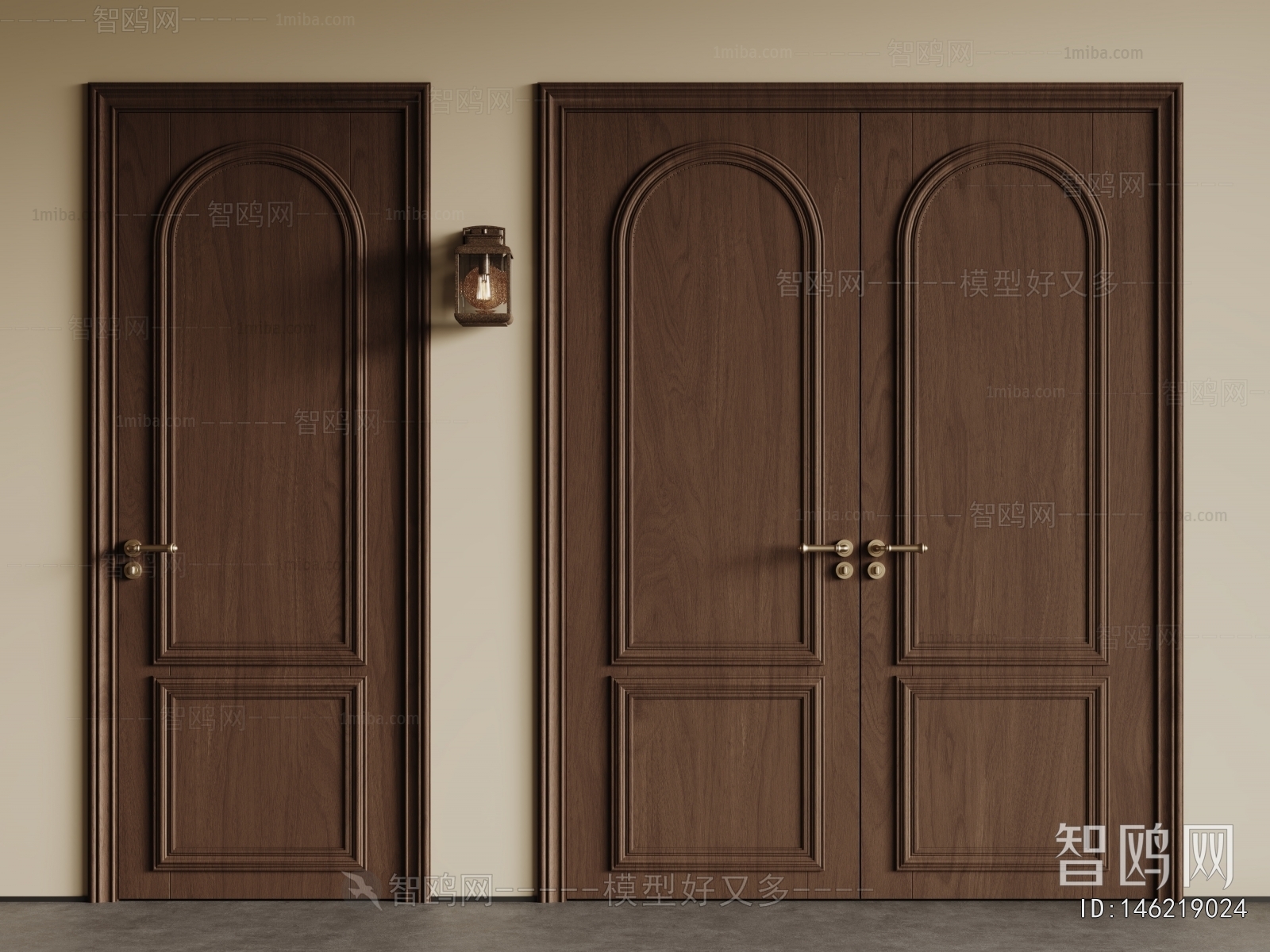French Style Double Door