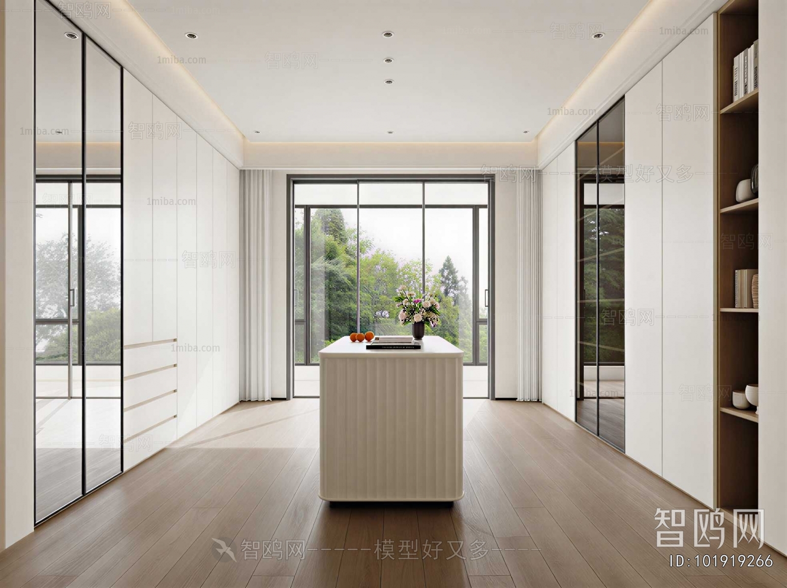 Modern Clothes Storage Area