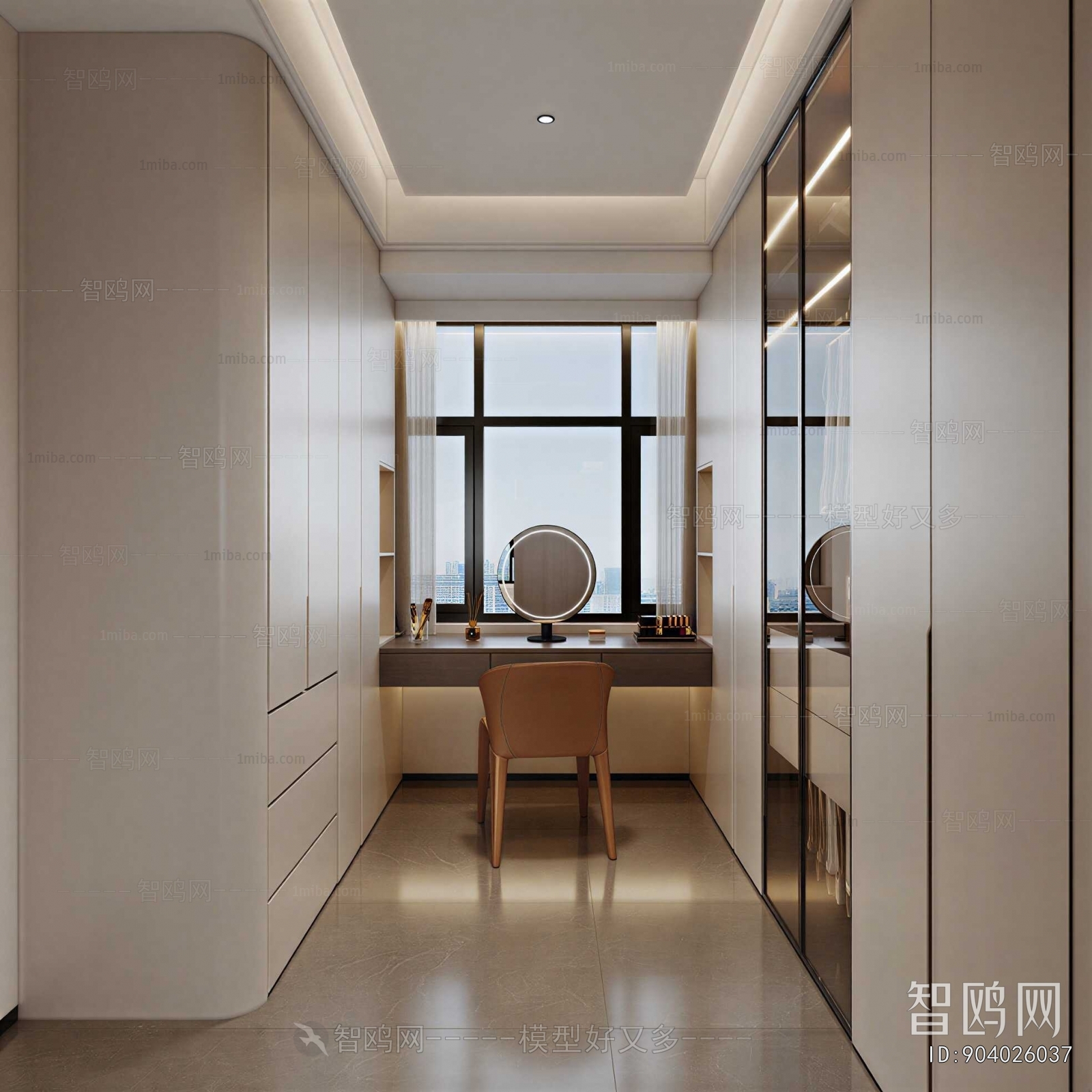 Modern Clothes Storage Area