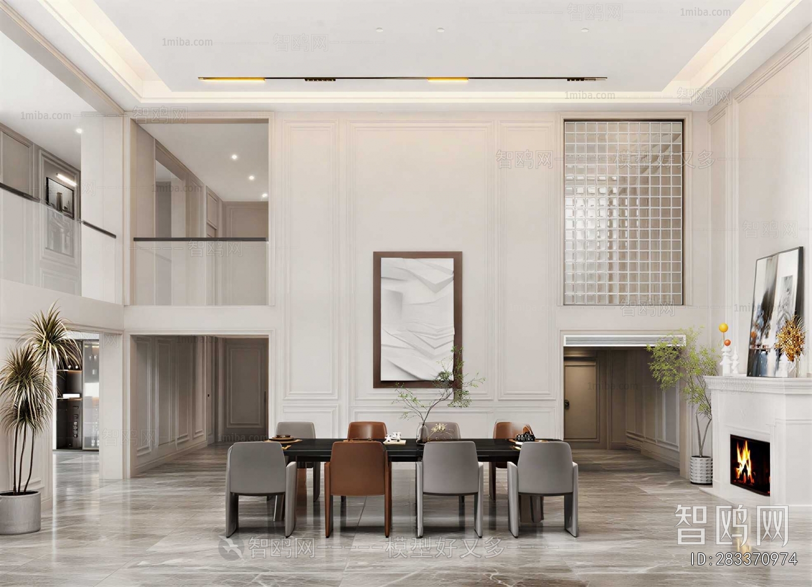 Modern Office Reception Desk