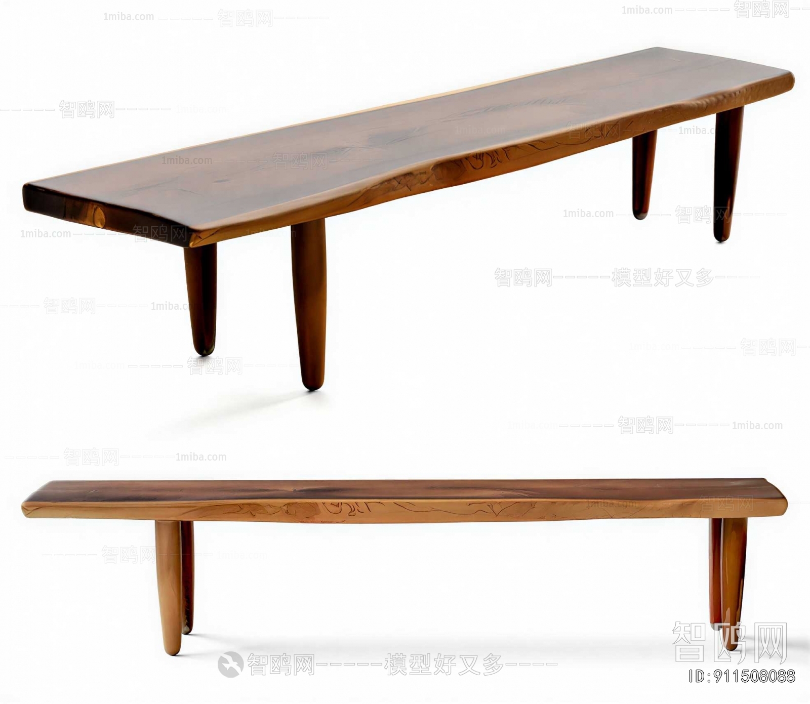 Wabi-sabi Style Bench