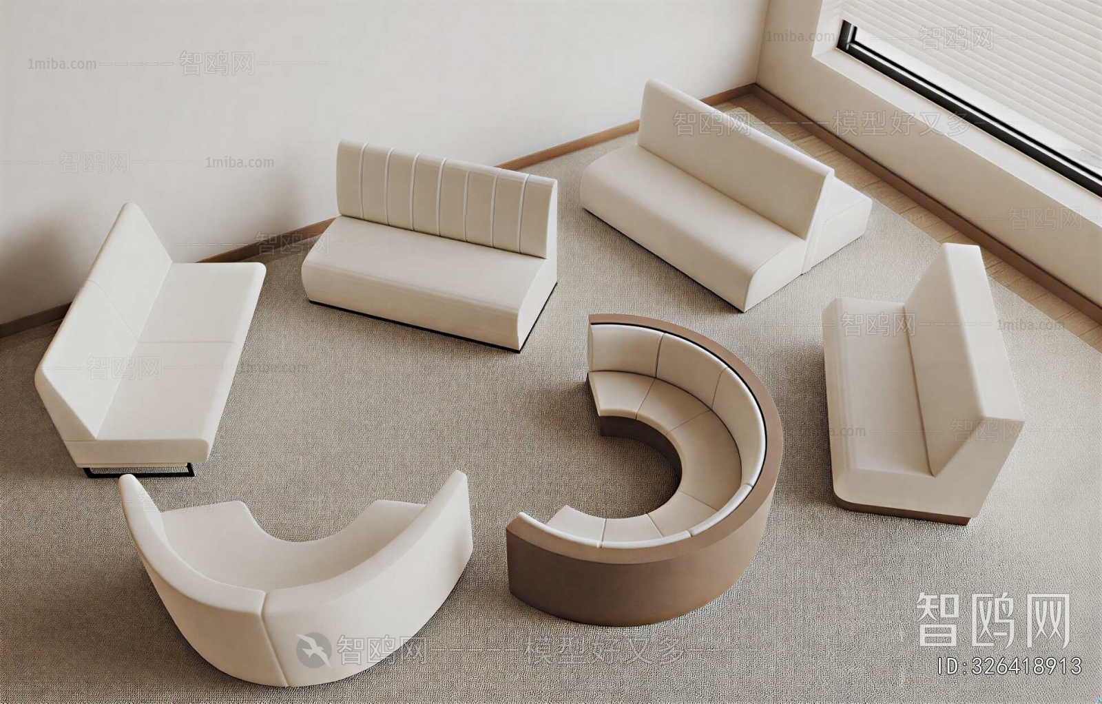 Modern Card Seat Sofa