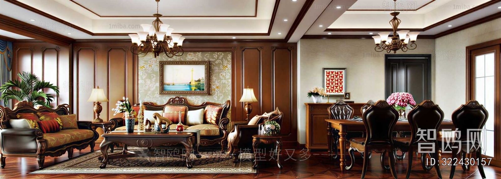 European Style A Living Room