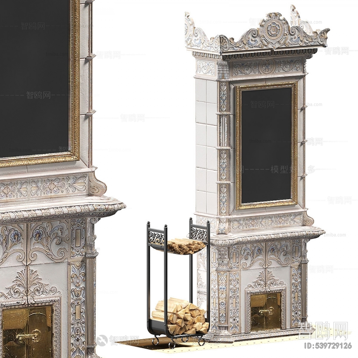 European Style Fireplace