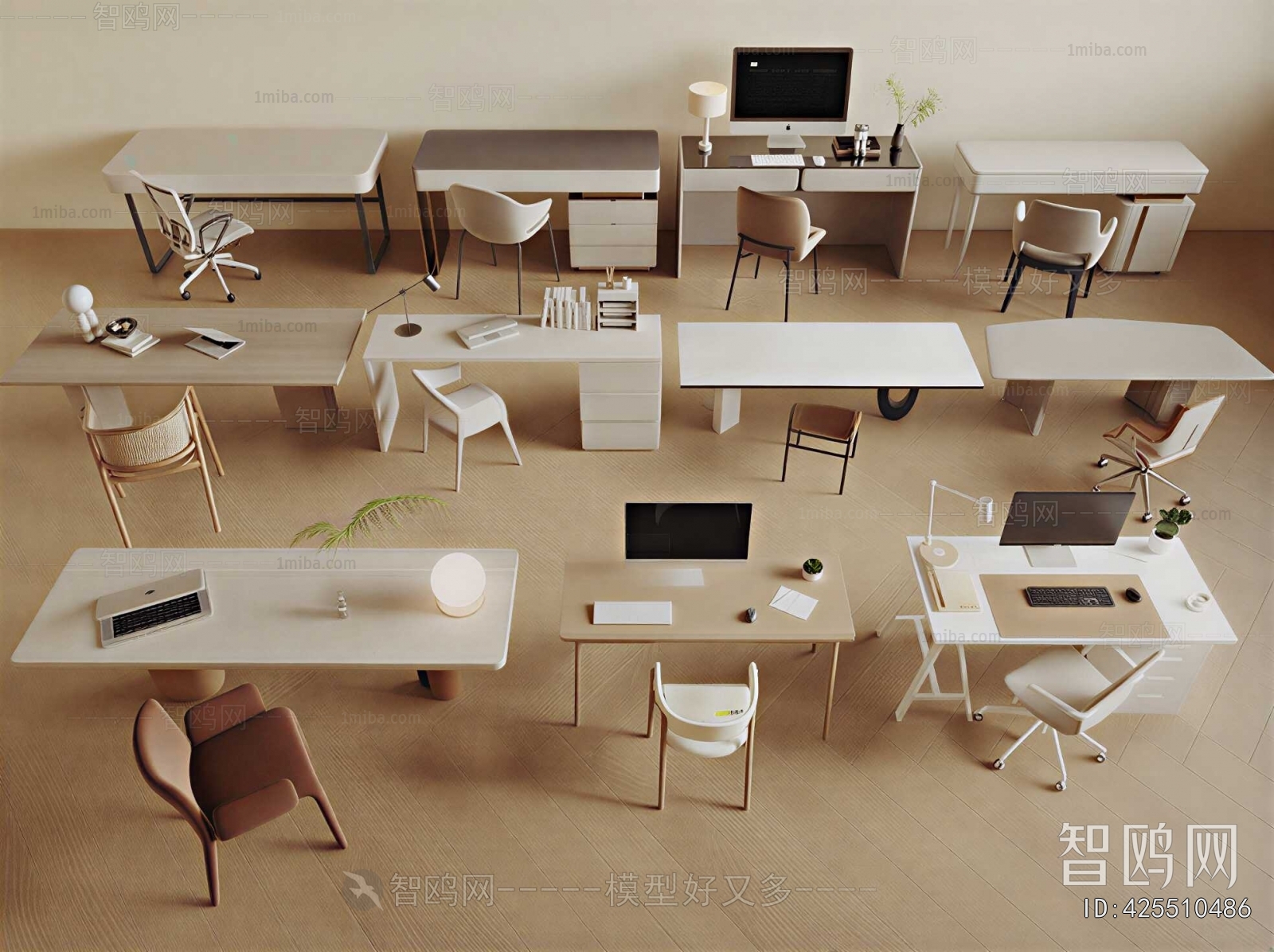 Modern Office Desk And Chair