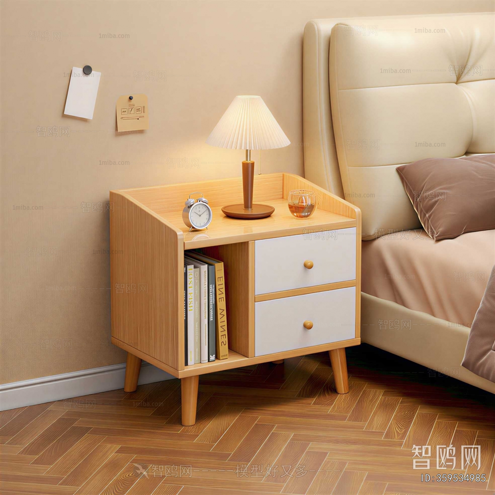 Modern Bedside Cupboard