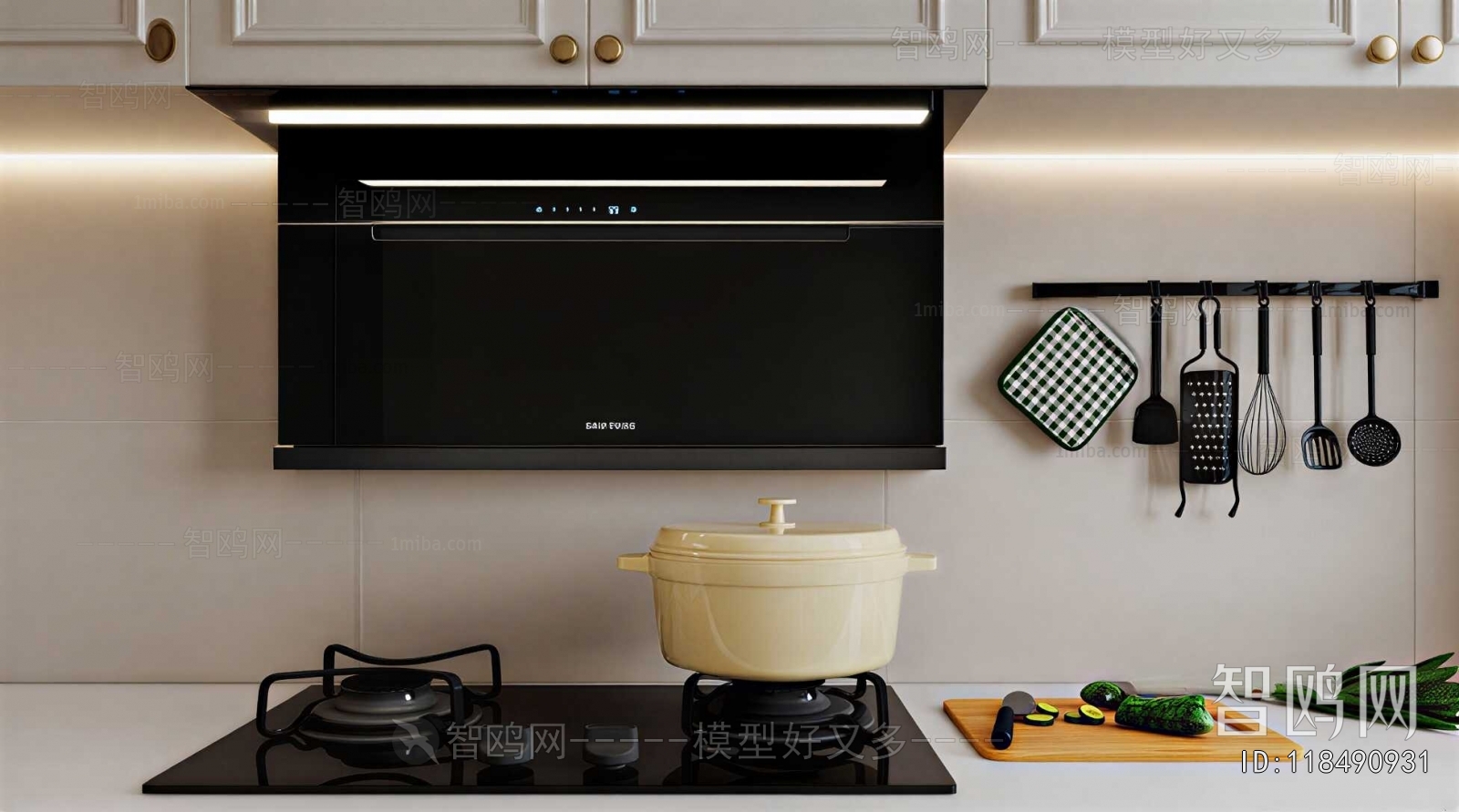 Modern Kitchen Electric Gas Range