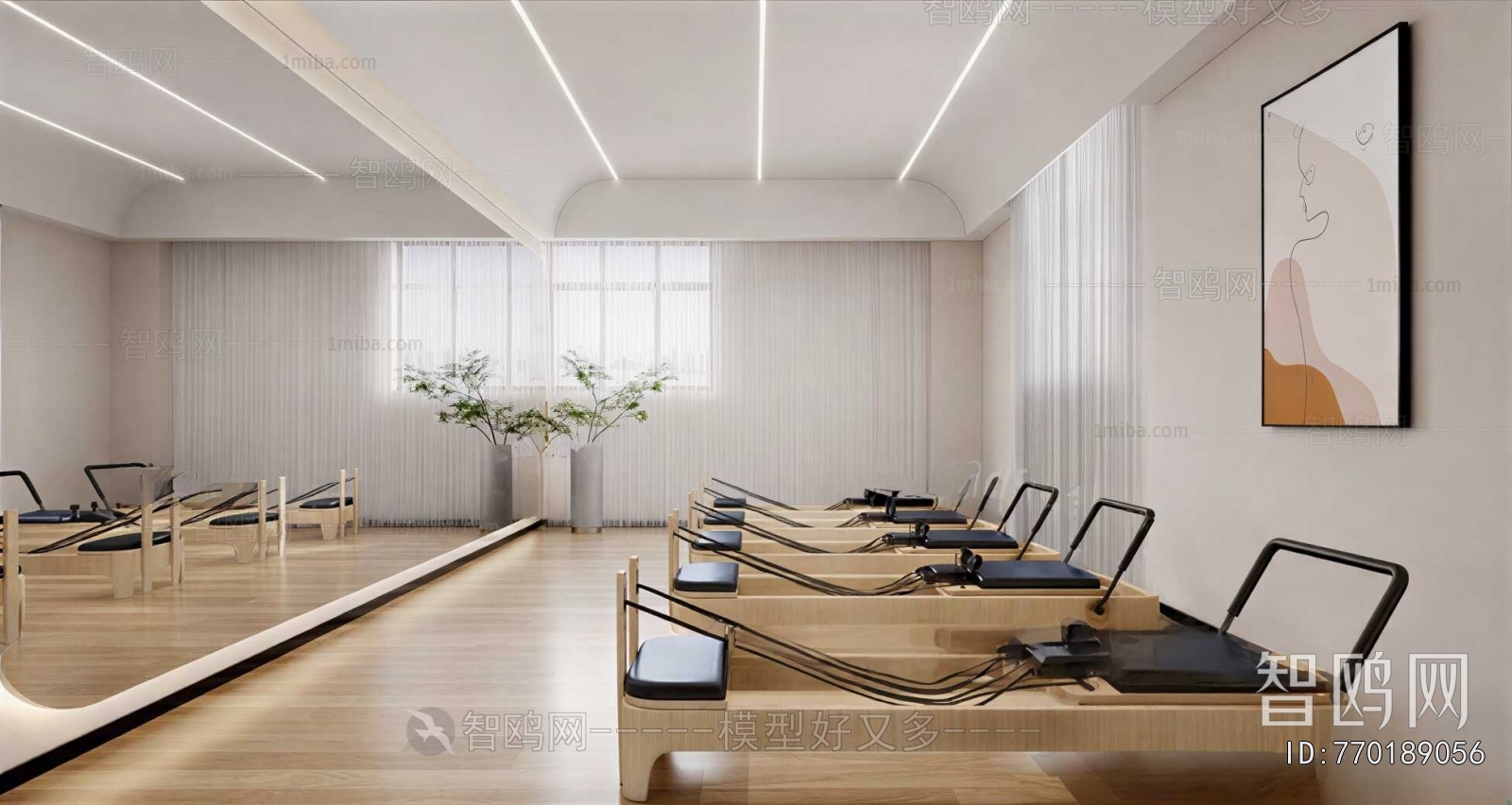 Modern Yoga Room
