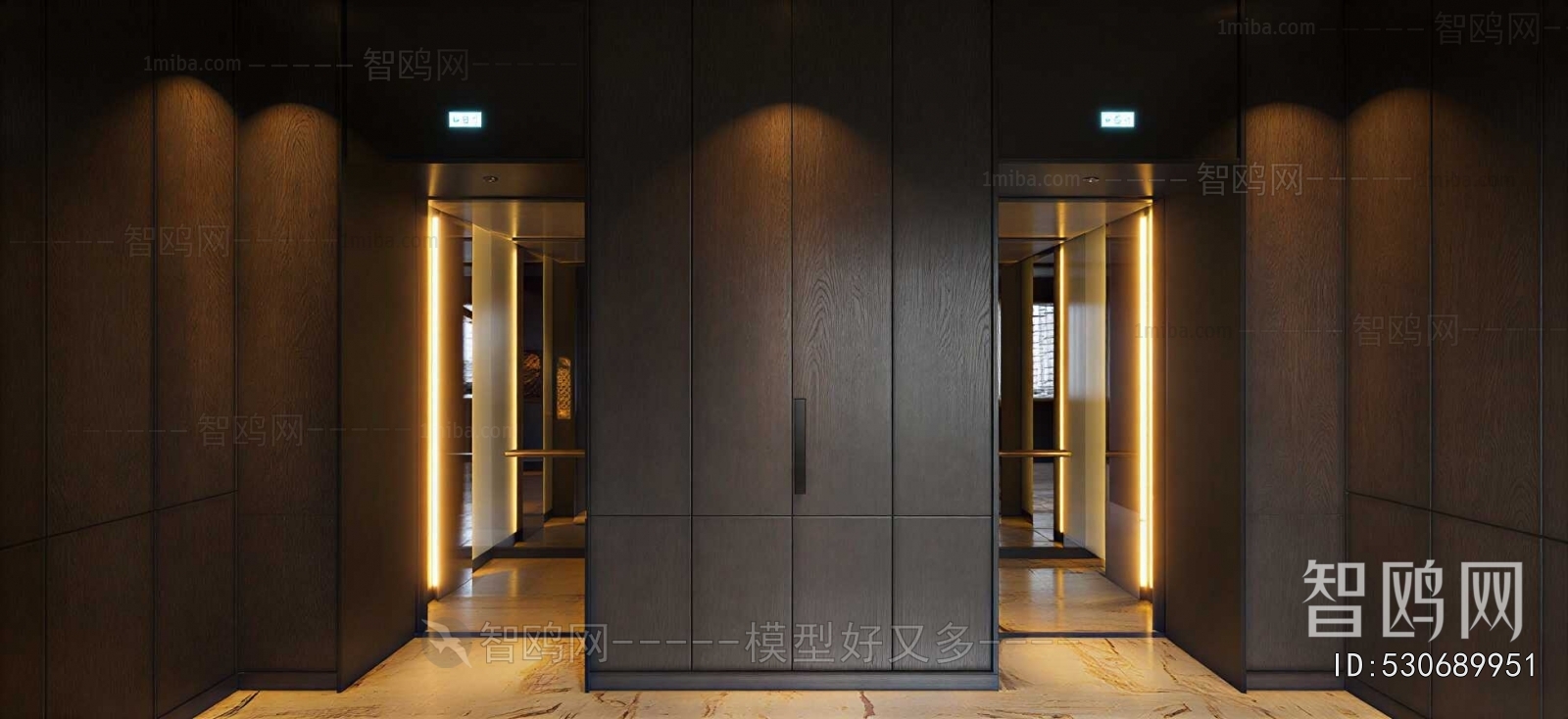 Modern Clothes Storage Area