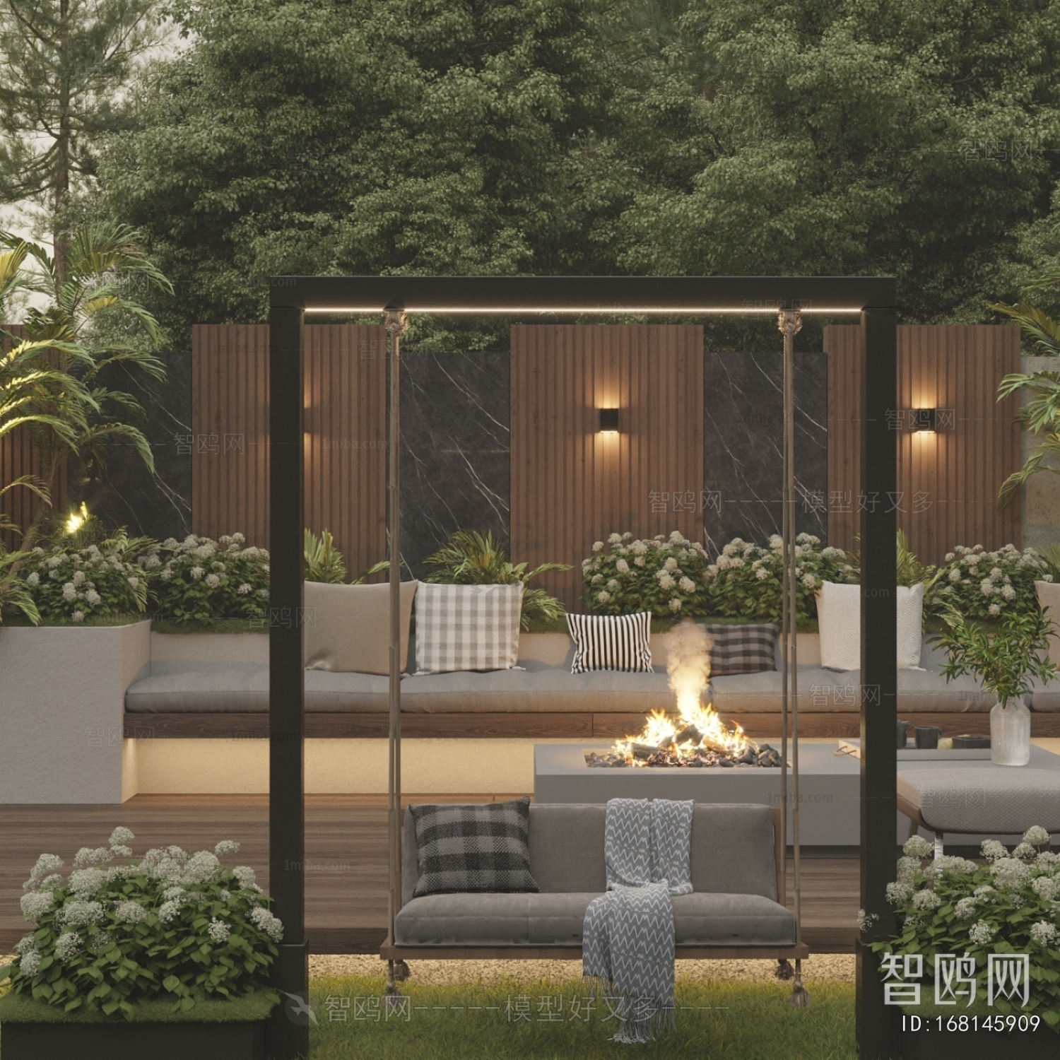 Modern Courtyard/landscape