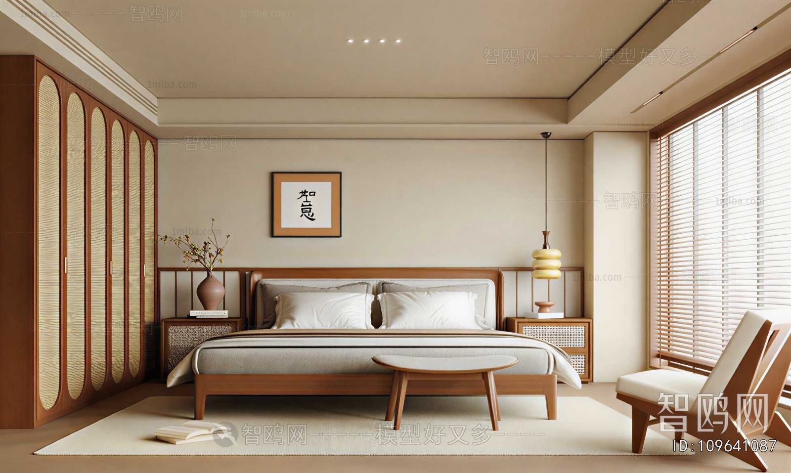 New Chinese Style Bedroom