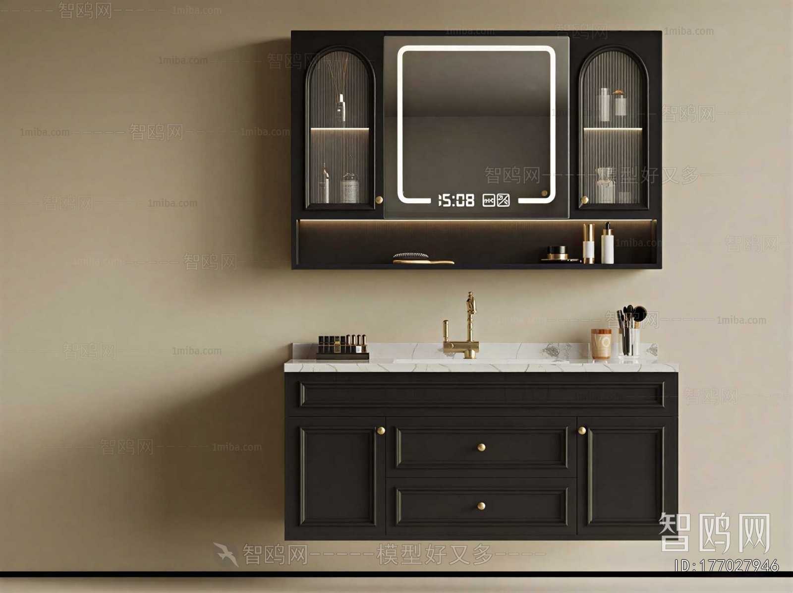 French Style Bathroom Cabinet