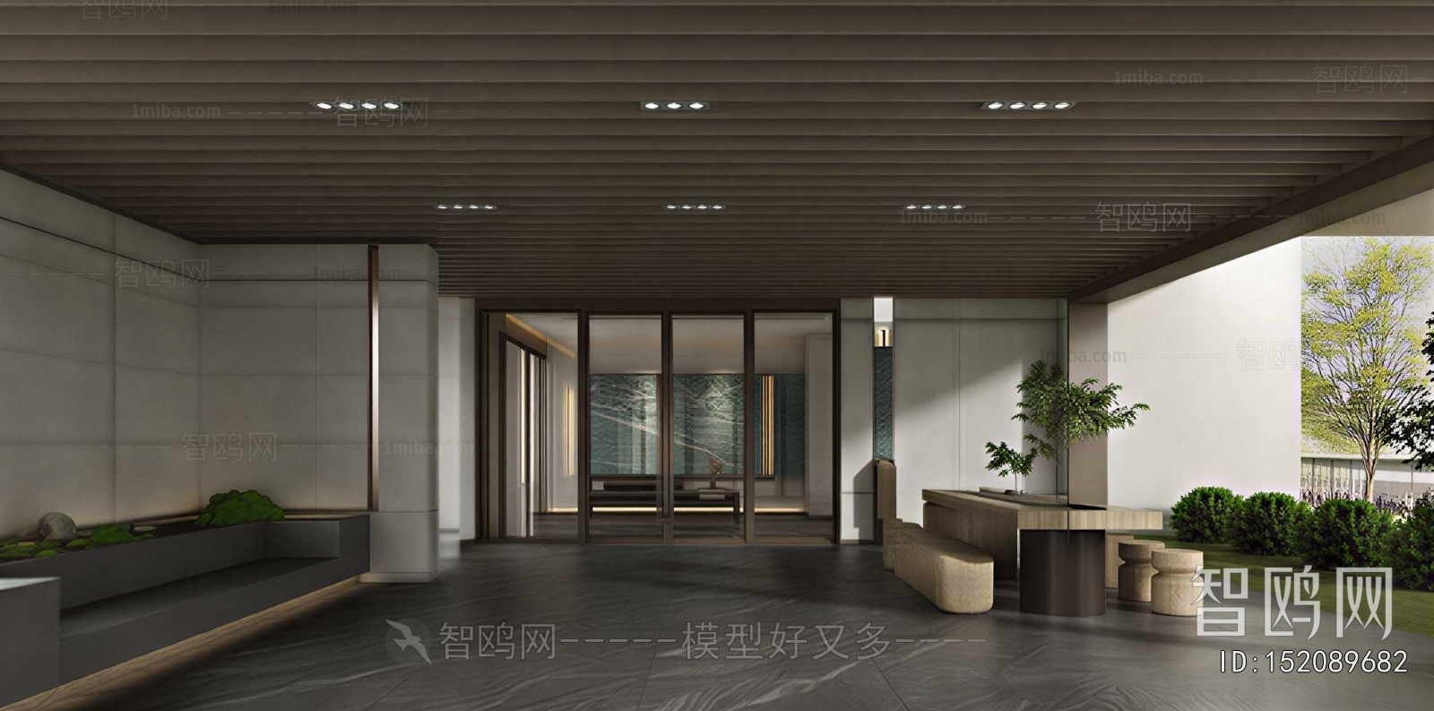 New Chinese Style Courtyard/landscape