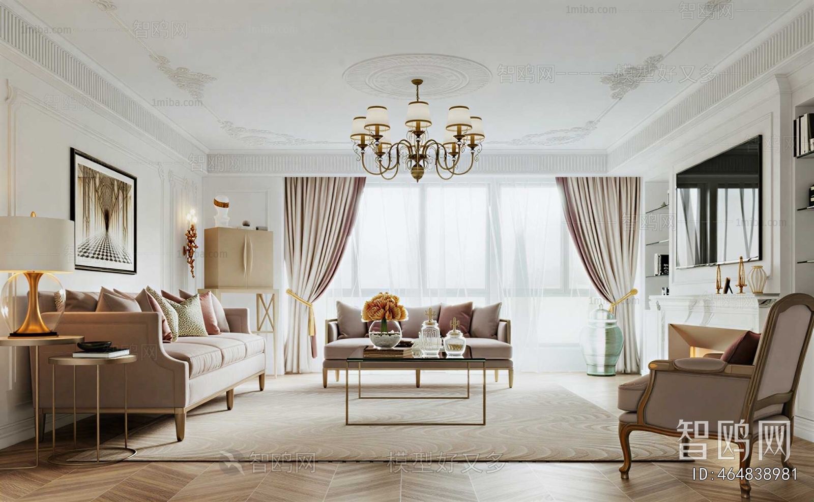 American Style A Living Room