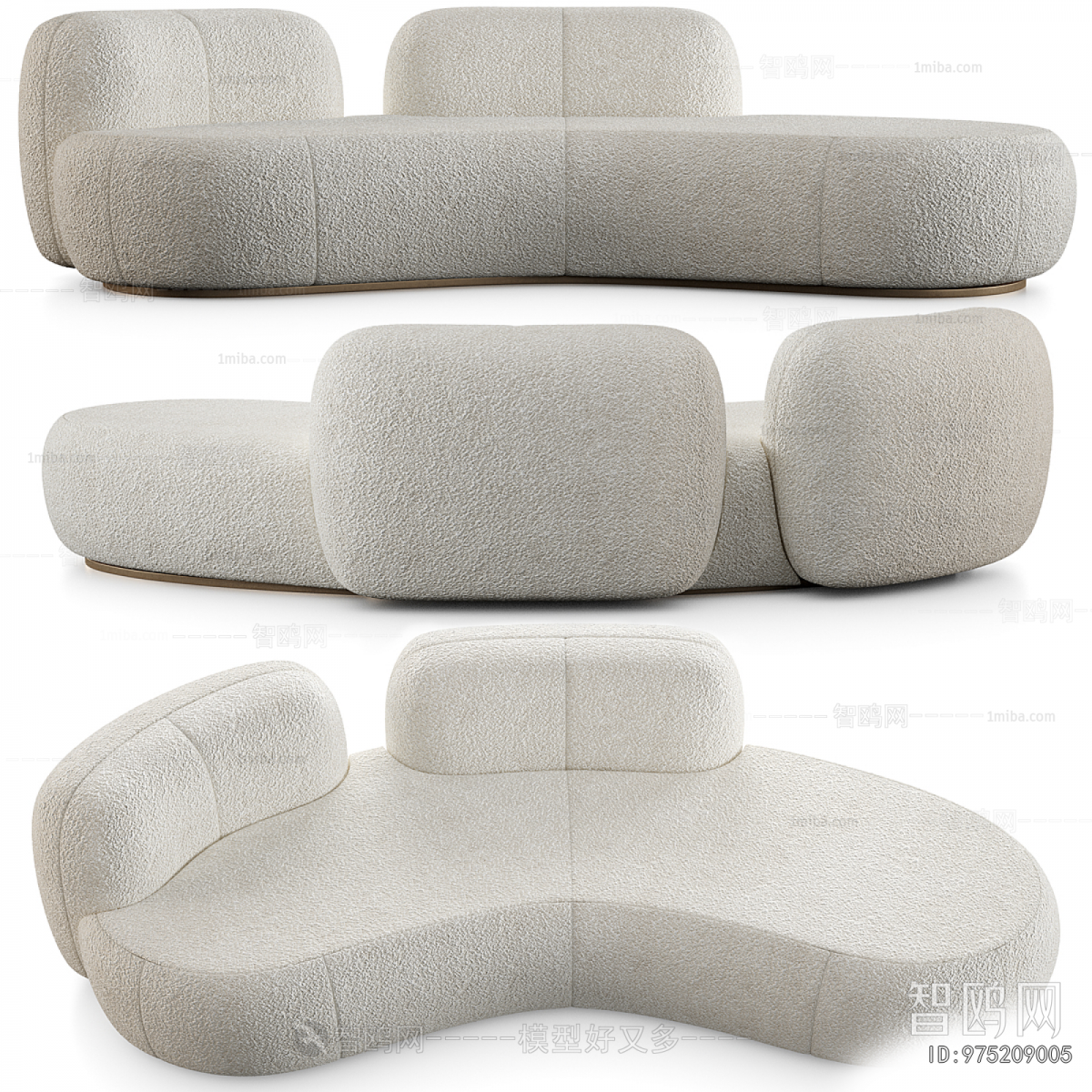 Modern Curved Sofa