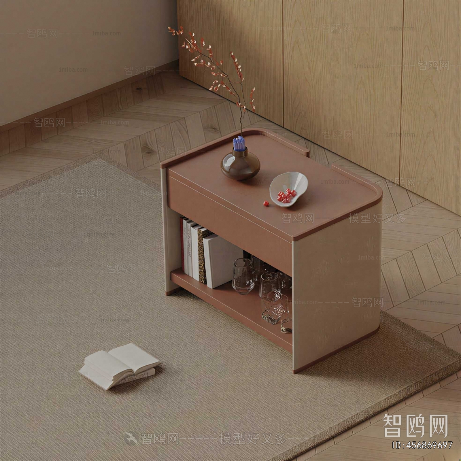 Modern Bedside Cupboard