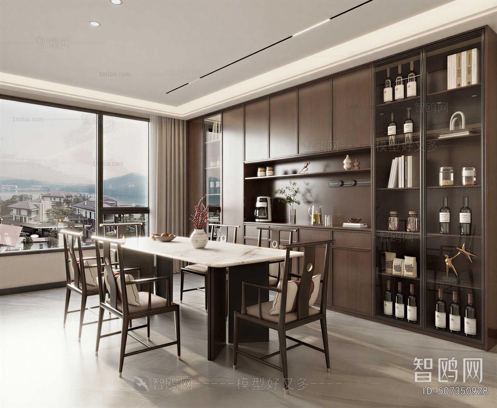 New Chinese Style Dining Room