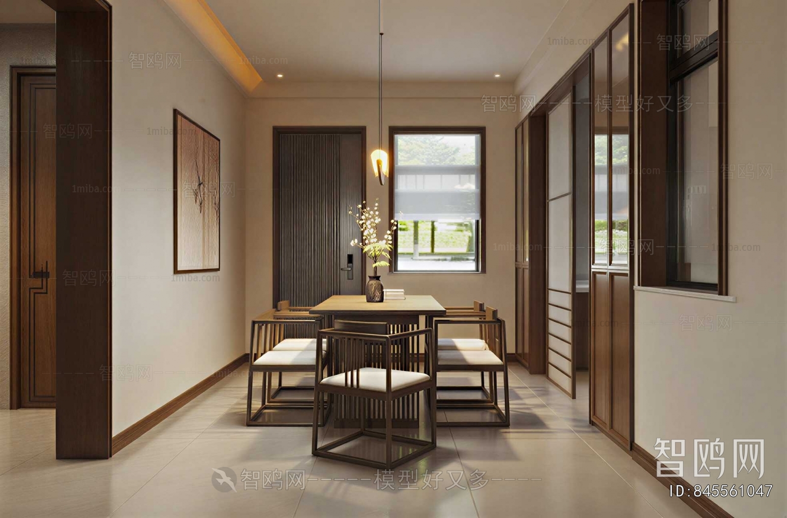 New Chinese Style Dining Room