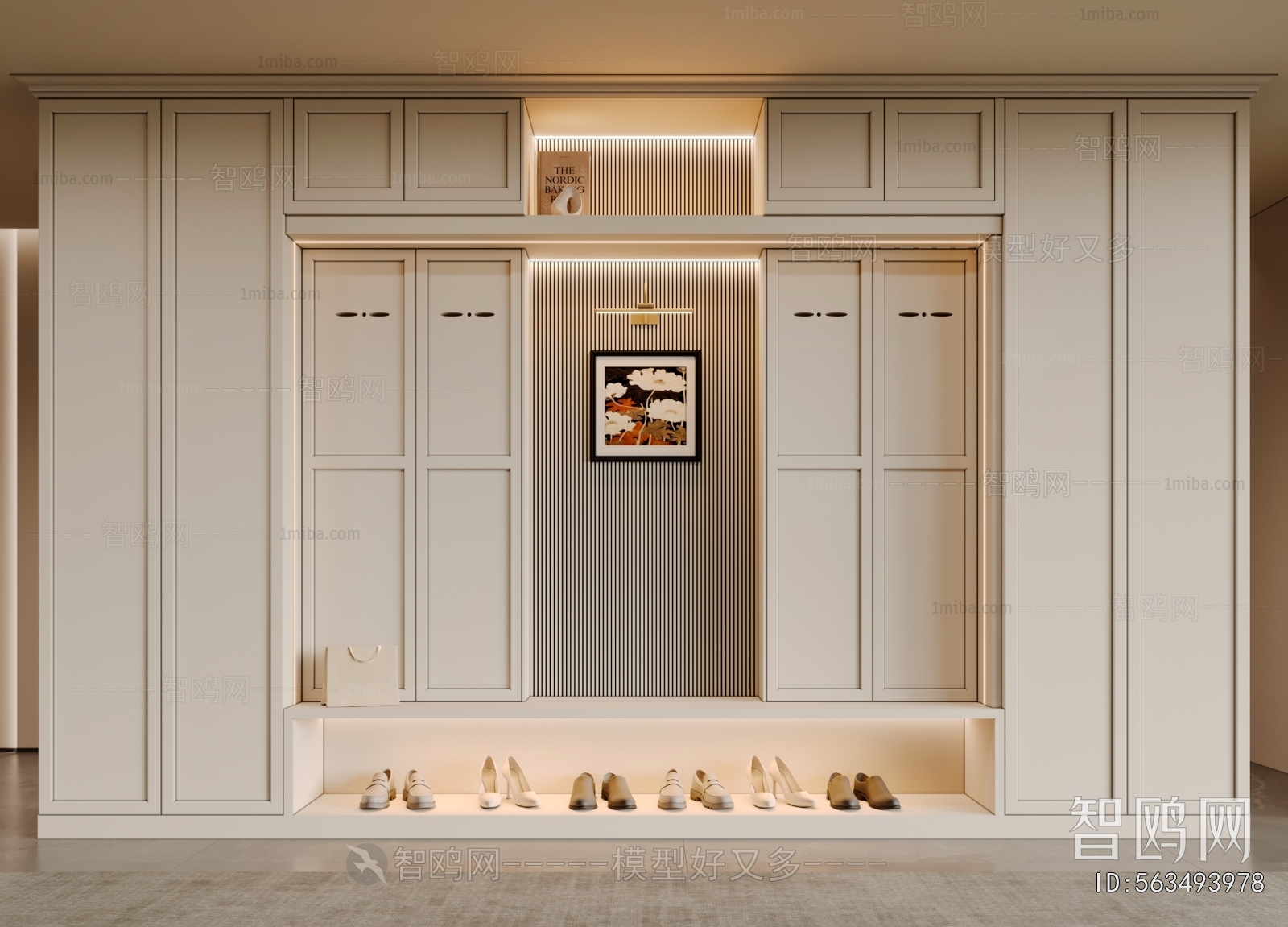 Modern Shoe Cabinet