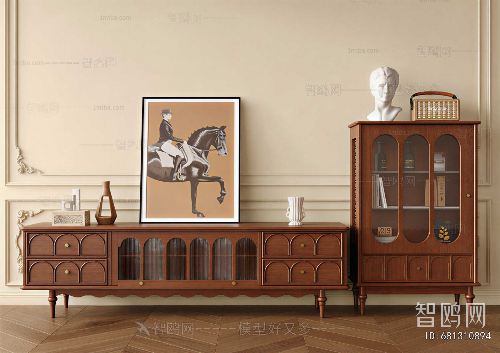 French Style TV Cabinet