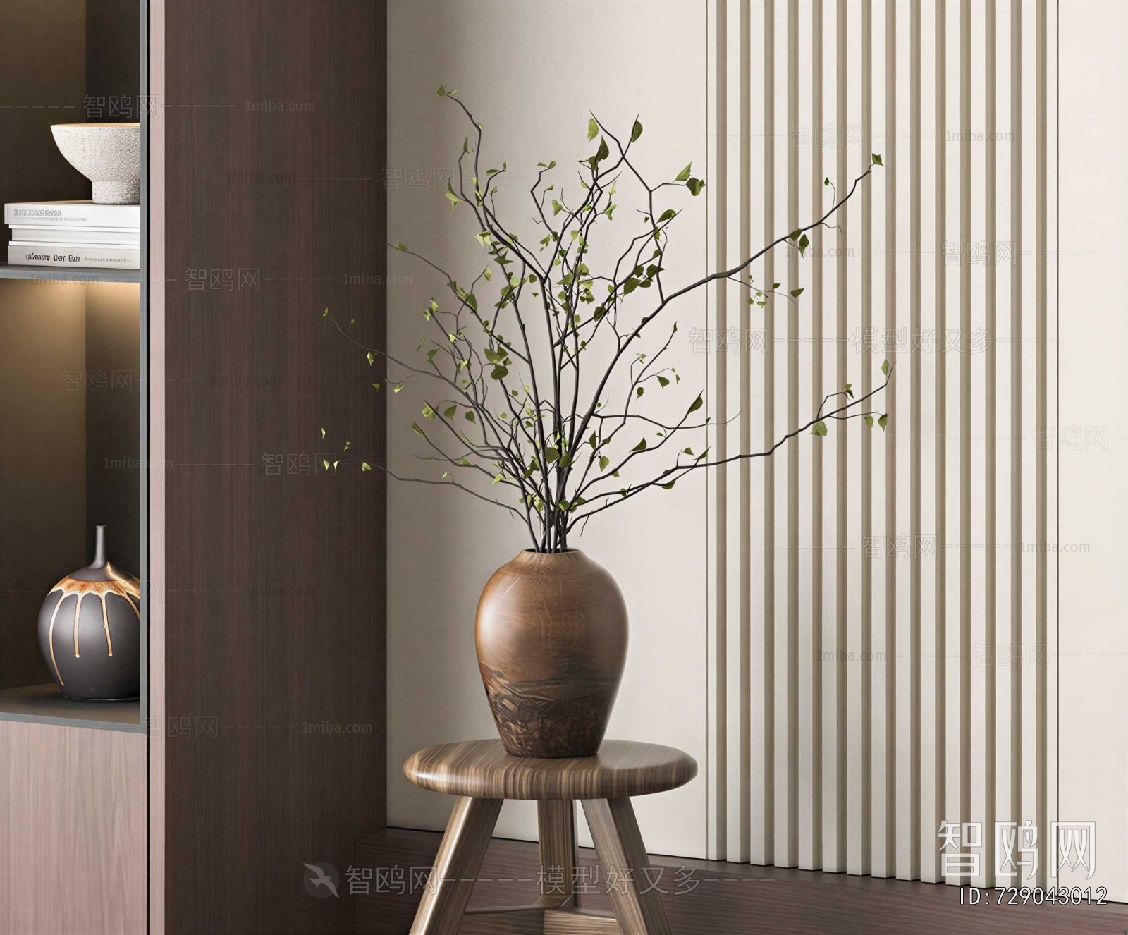 Wabi-sabi Style Dried Branch