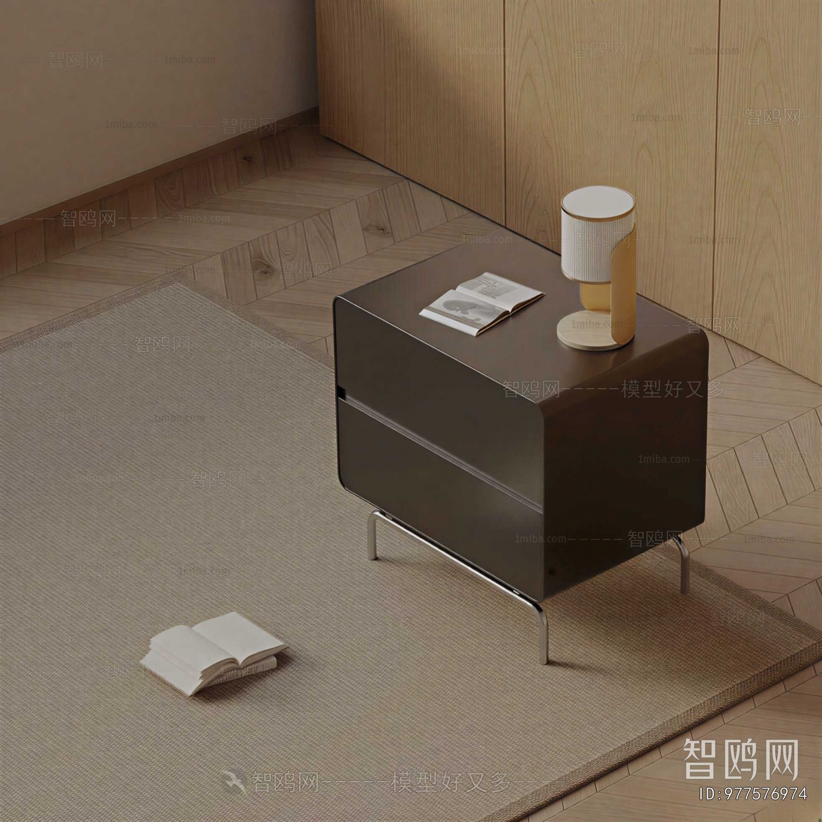 Modern Bedside Cupboard