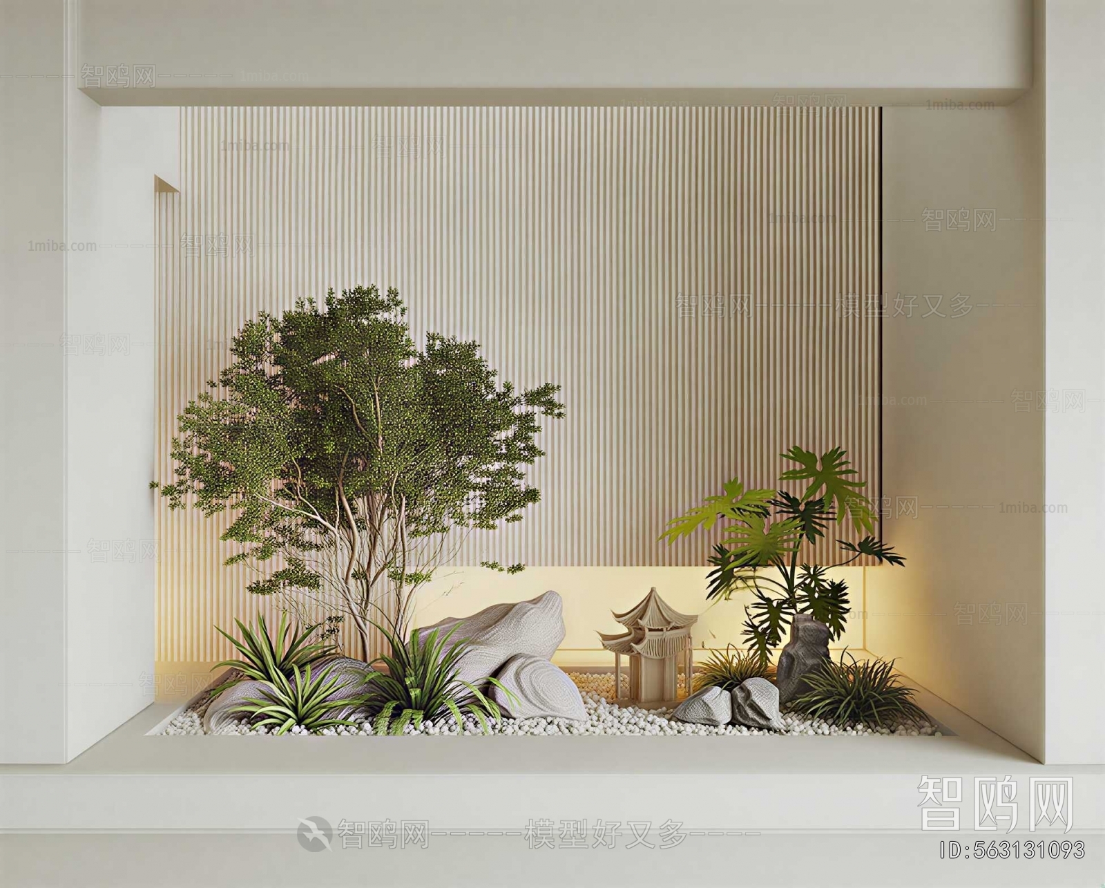 New Chinese Style Plant Landscaping