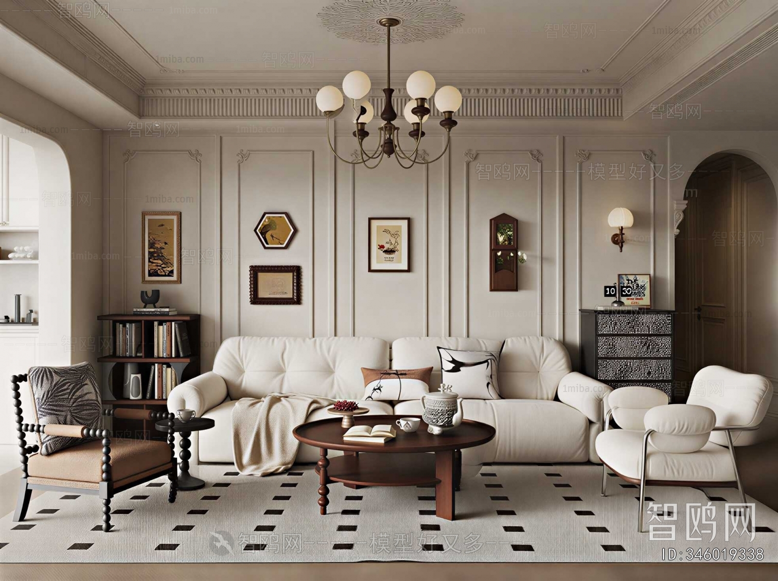 French Style A Living Room