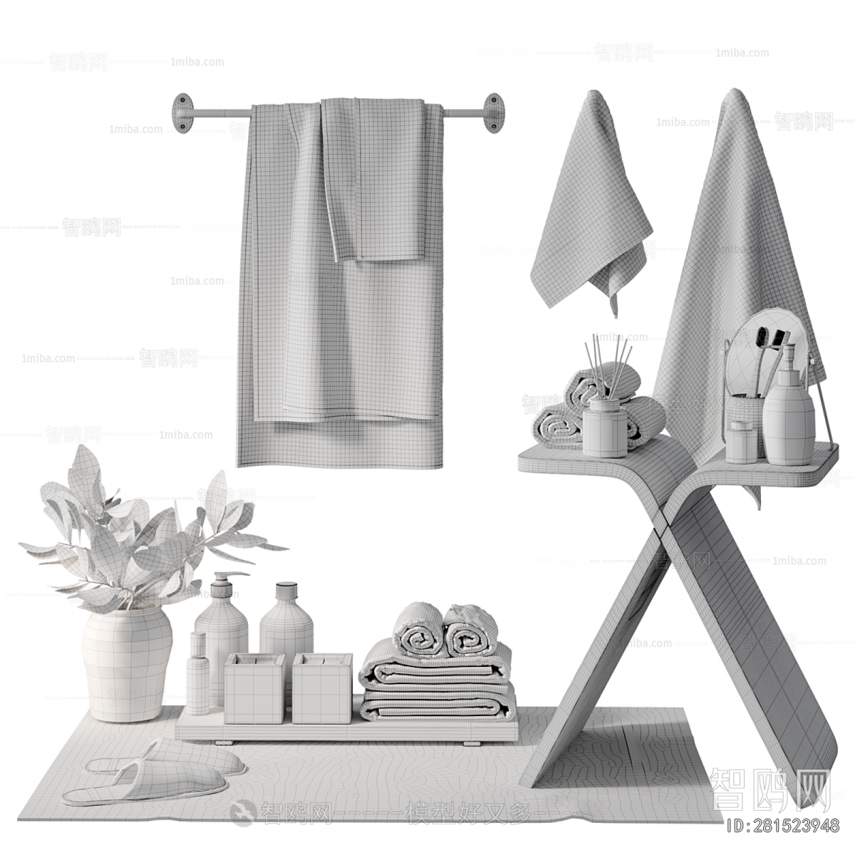 Nordic Style Bathroom Set