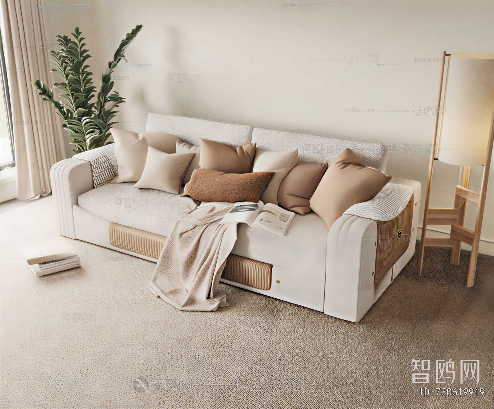 Nordic Style A Sofa For Two