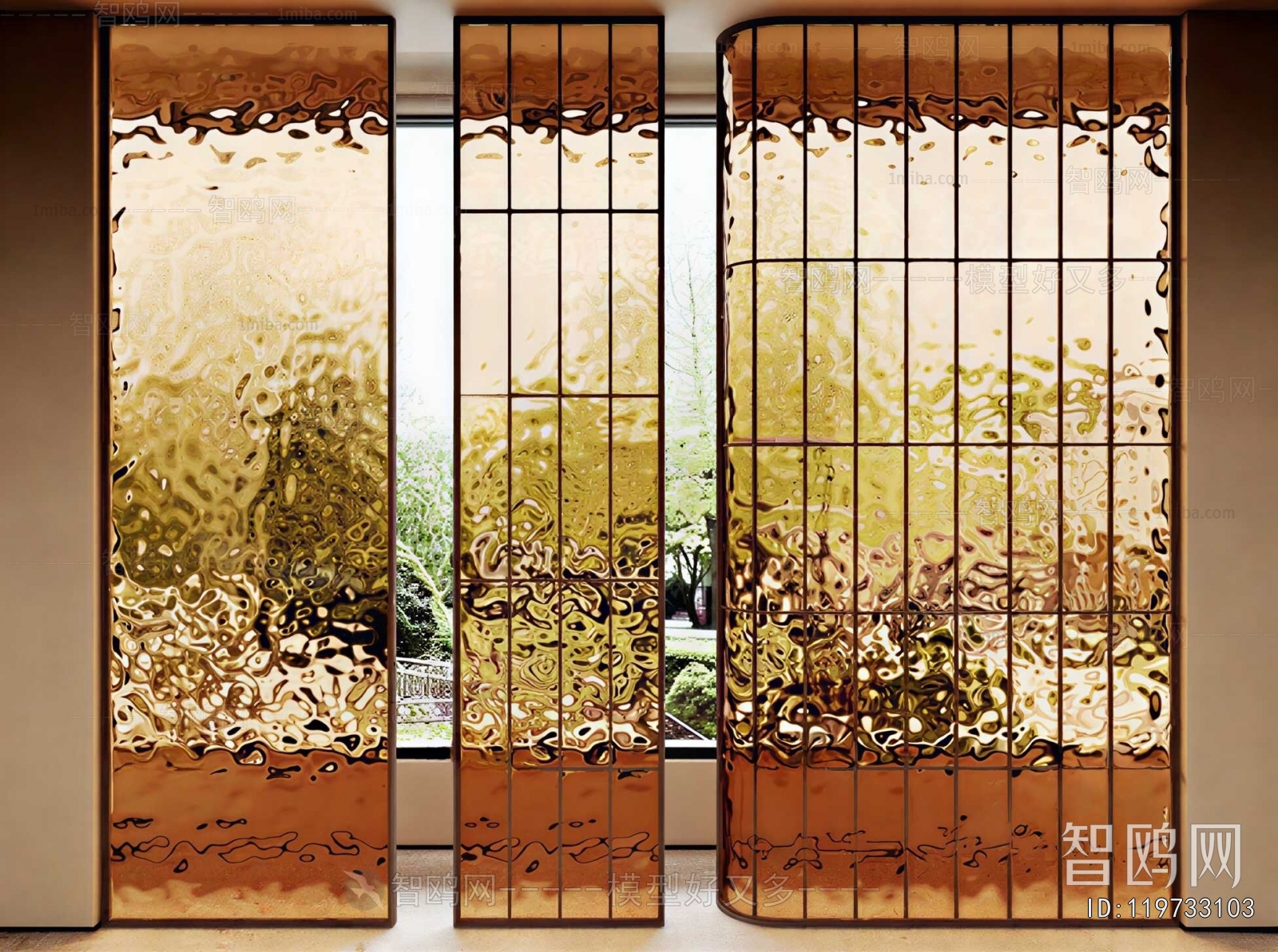 Modern Glass Screen Partition