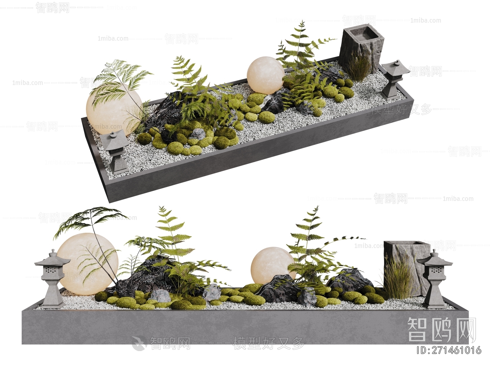 New Chinese Style Plant Landscaping