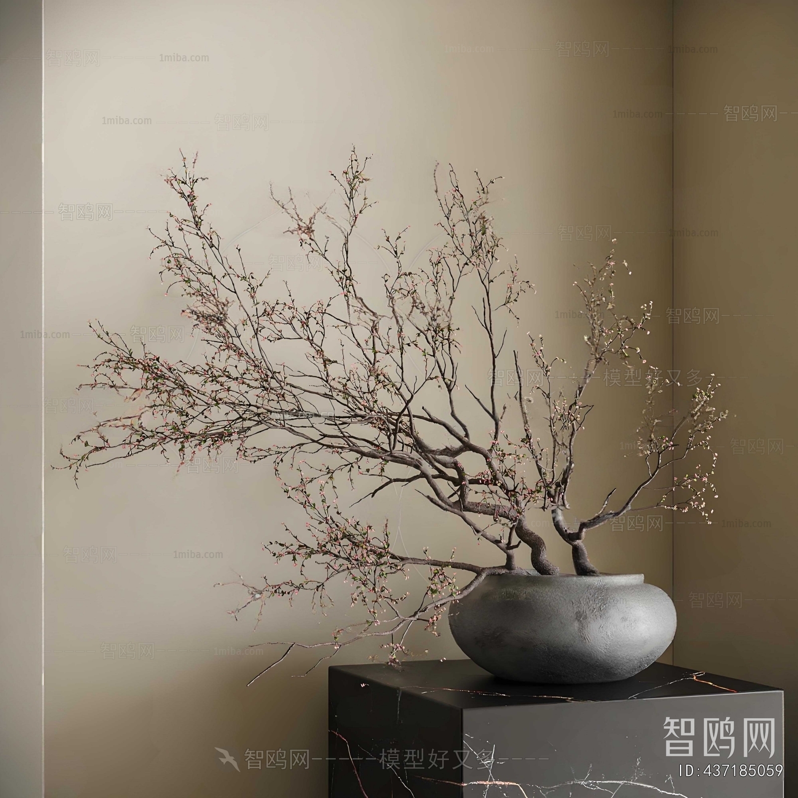 Wabi-sabi Style Dried Branch