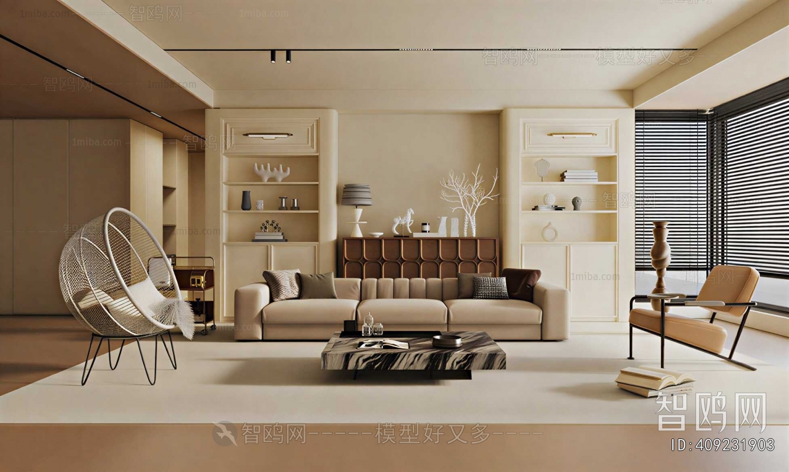 Wabi-sabi Style A Living Room