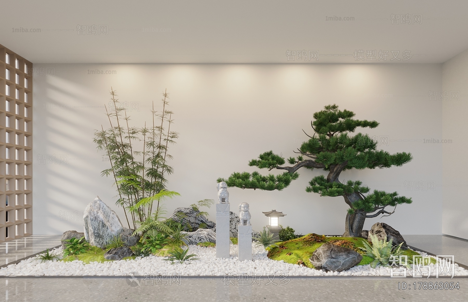 New Chinese Style Plant Landscaping