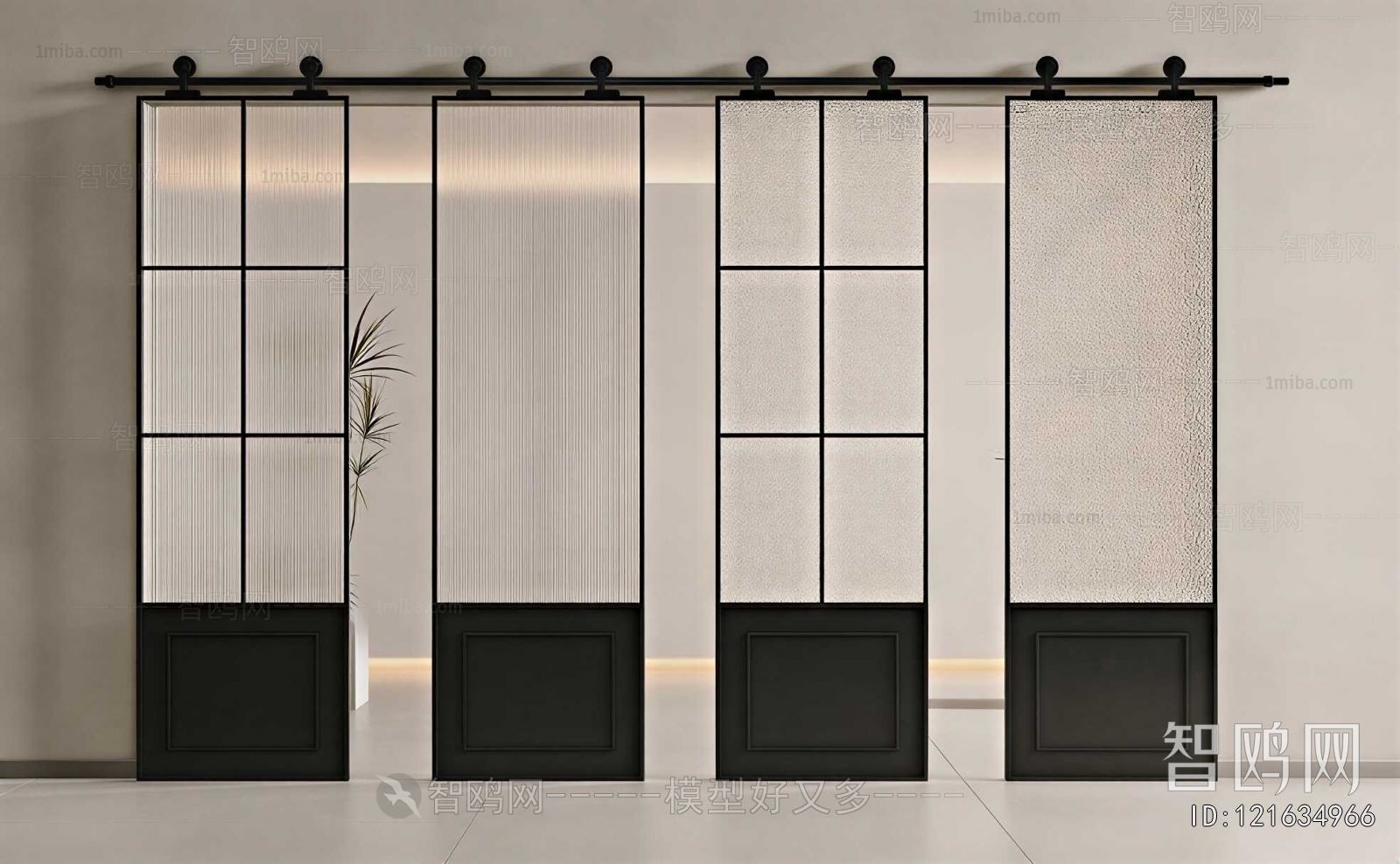 Modern Glass Screen Partition