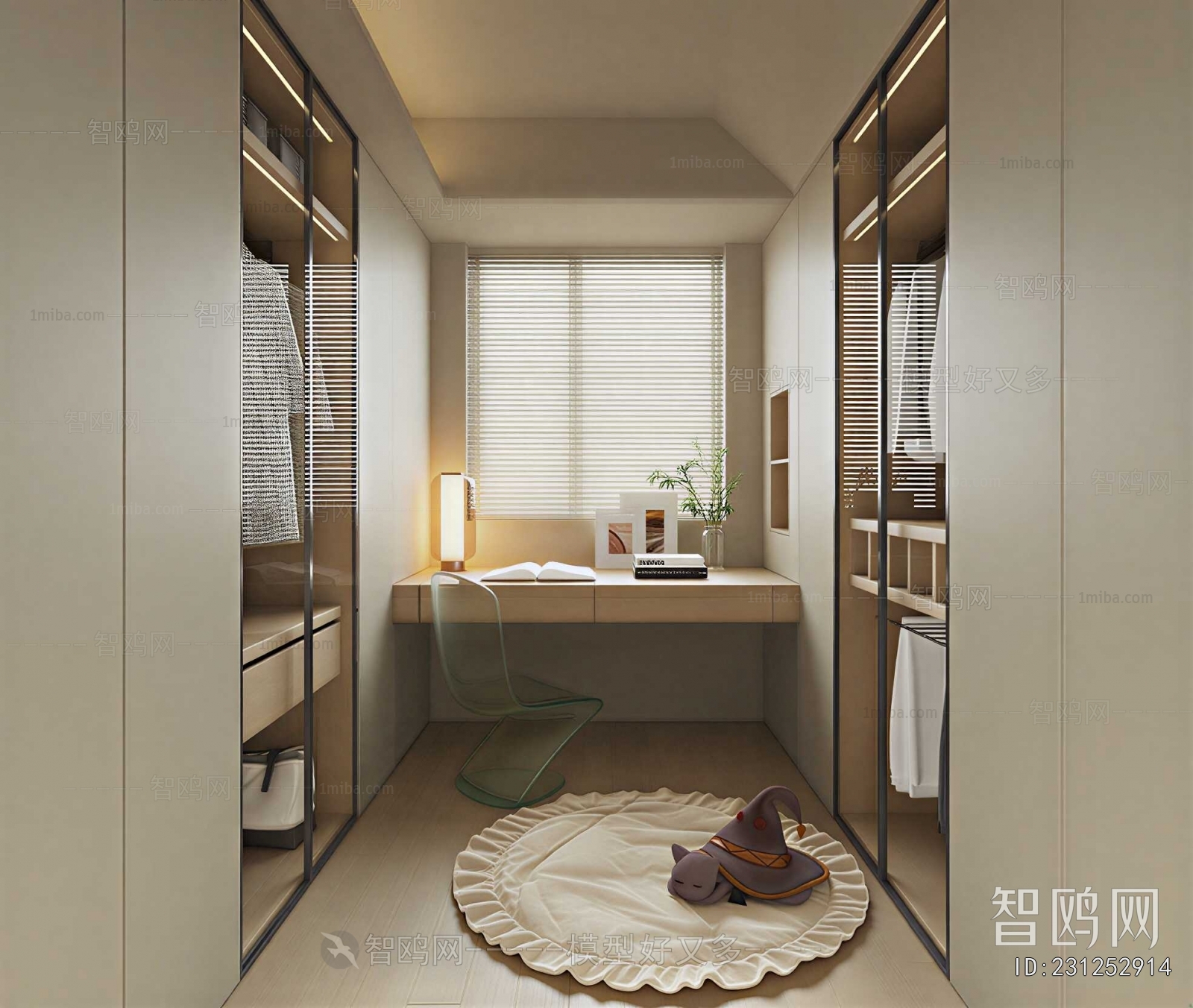 Modern Clothes Storage Area