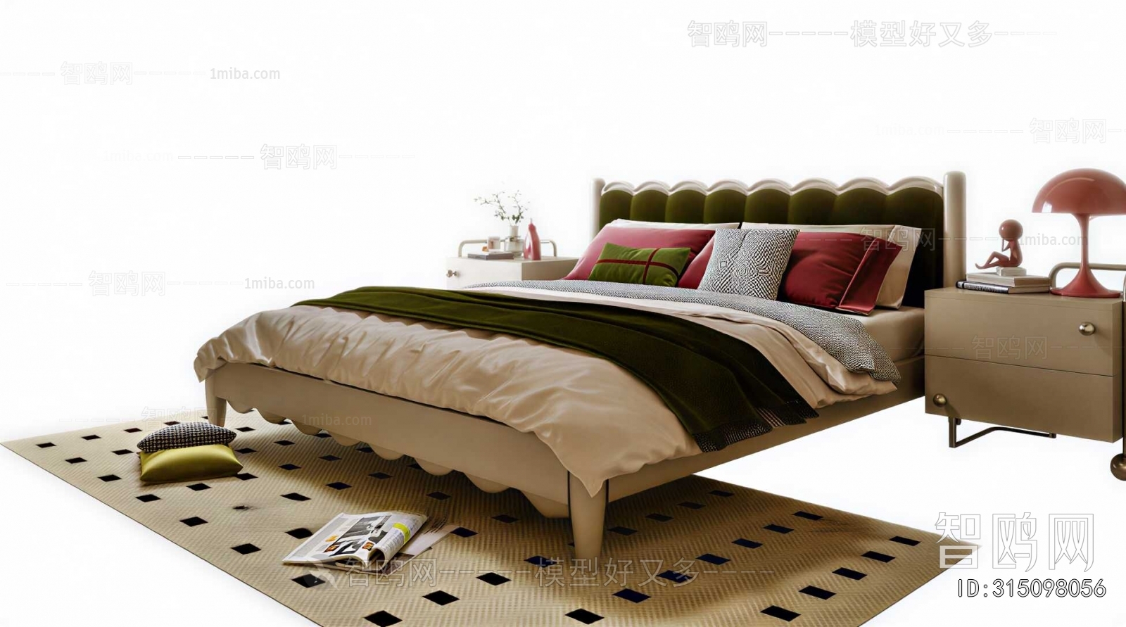 French Style Double Bed