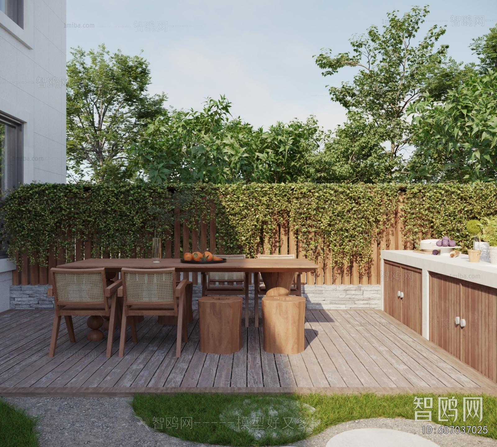 Modern Courtyard/landscape