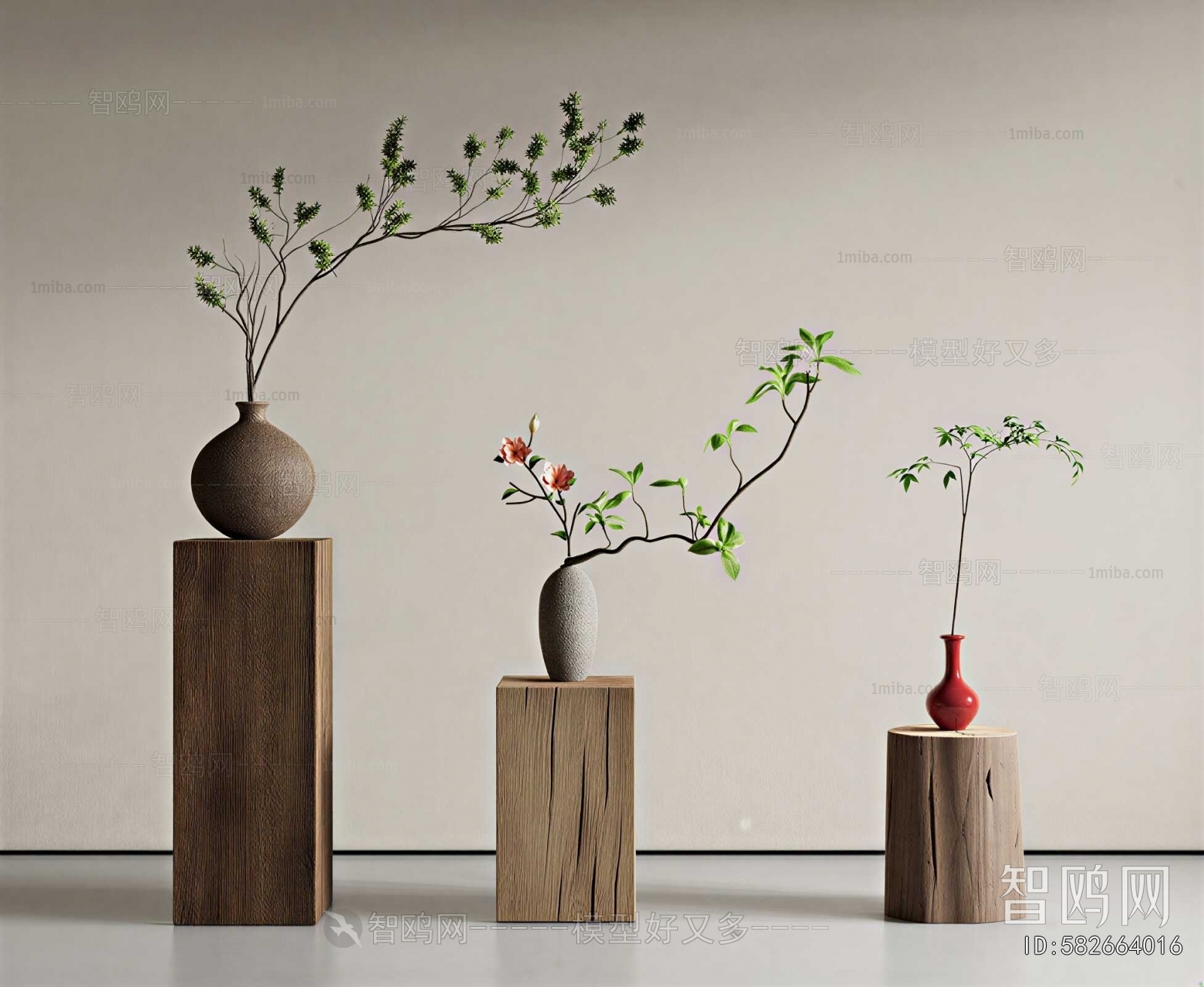 Wabi-sabi Style Dried Branch