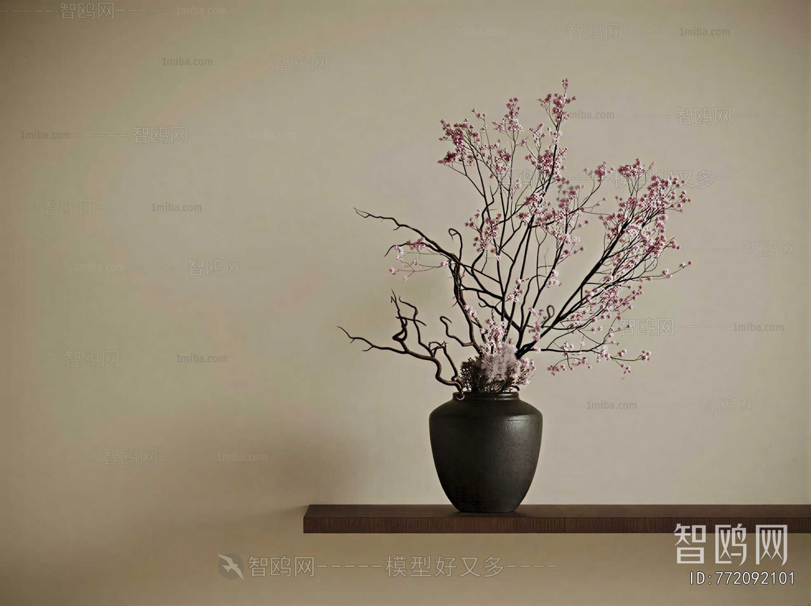 Wabi-sabi Style Dried Branch