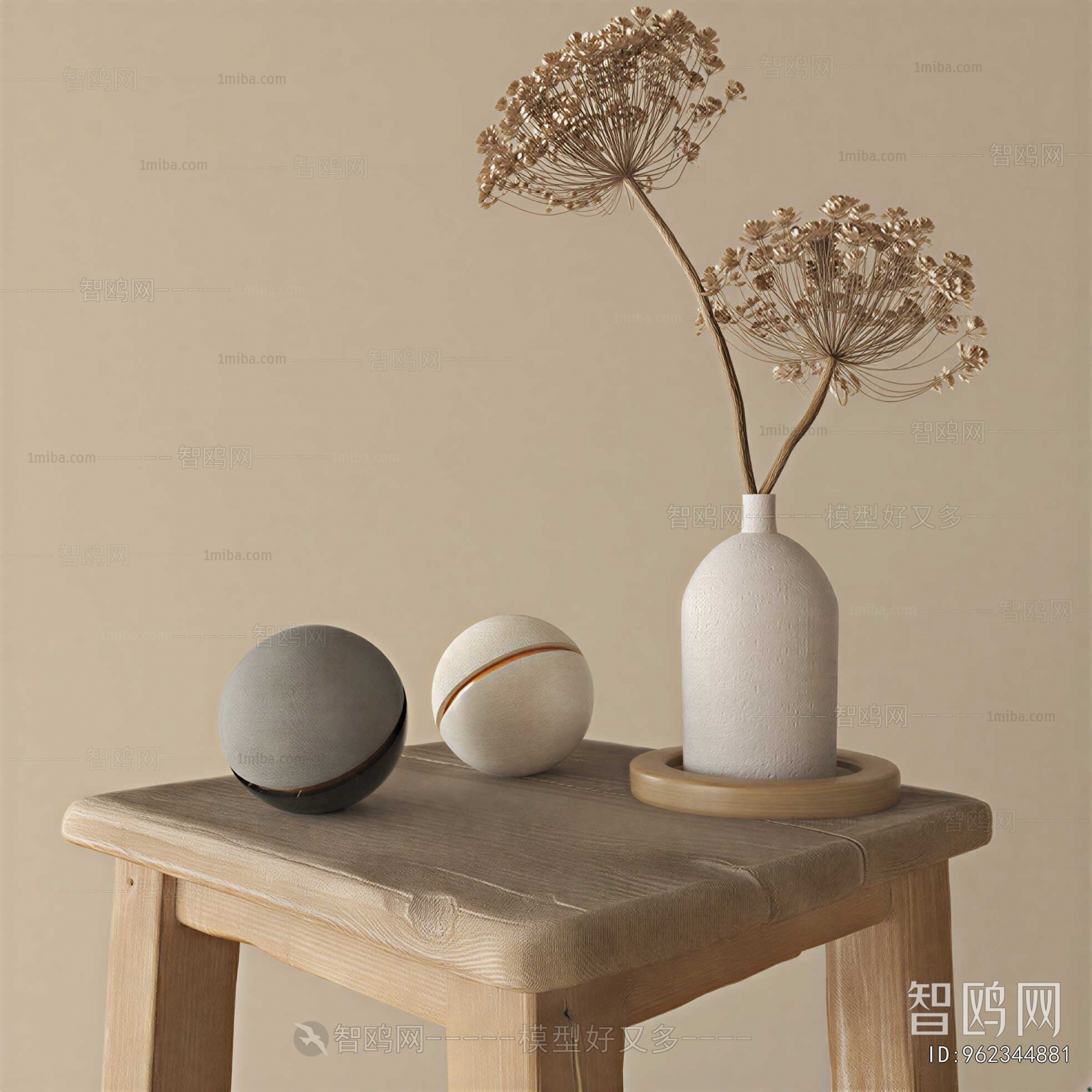 Wabi-sabi Style Dried Branch